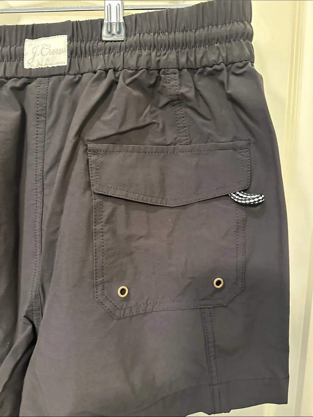 J. Crew Black Drawstring Athletic Shorts